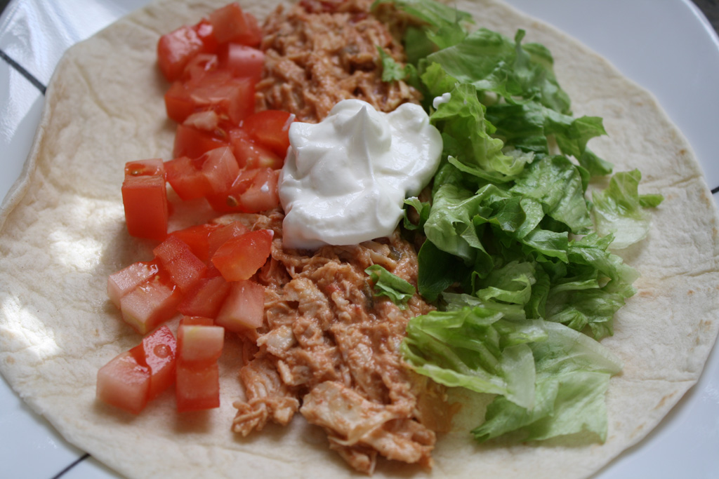 Easy Pulled Chicken Tacos 